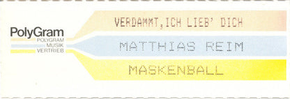 Matthias Reim : Verdammt, Ich Lieb' Dich (7", Single, Sil)