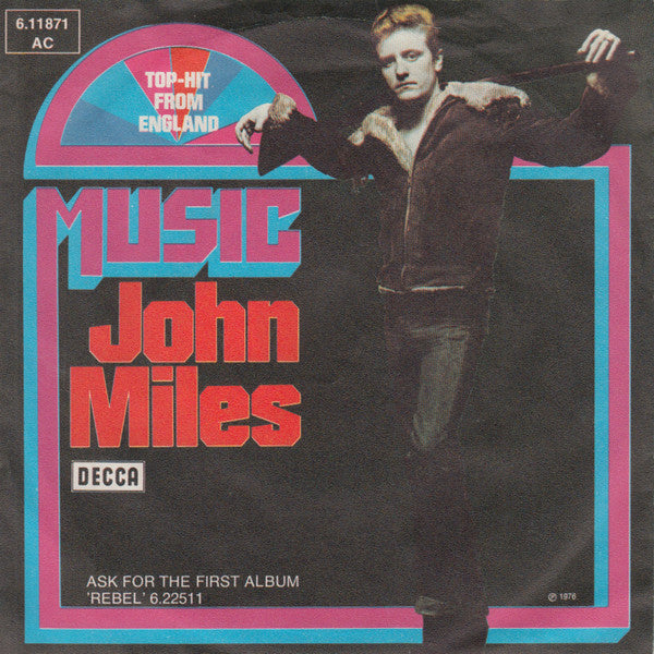 John Miles : Music (7", Single)