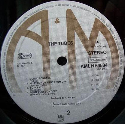 The Tubes : The Tubes (LP, Album, RE)