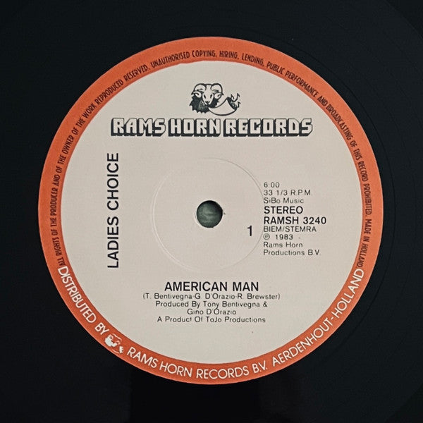 Ladies Choice (2) : American Man (12", Single)