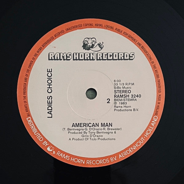 Ladies Choice (2) : American Man (12", Single)