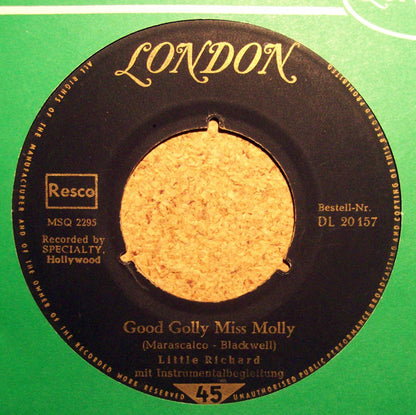 Little Richard : Good Golly Miss Molly / Hey-Hey-Hey-Hey (7", Single, Tri)