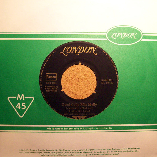 Little Richard : Good Golly Miss Molly / Hey-Hey-Hey-Hey (7", Single, Tri)