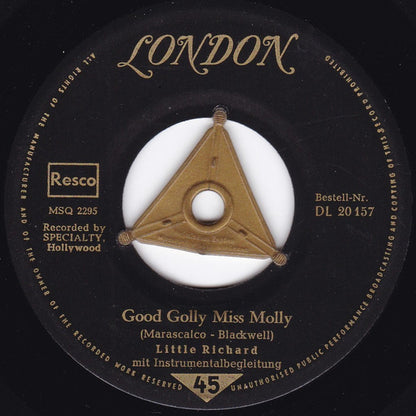 Little Richard : Good Golly Miss Molly / Hey-Hey-Hey-Hey (7", Single, Tri)