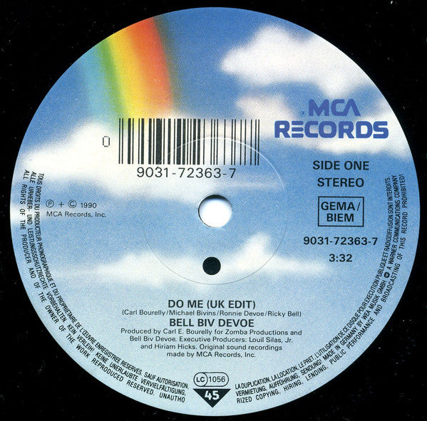 Bell Biv Devoe : Do Me! (7", Single)