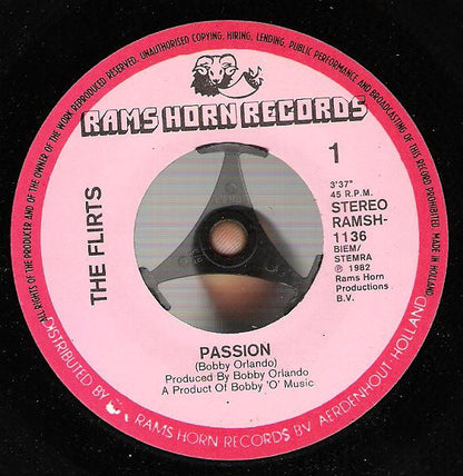 The Flirts : Passion (7", Single)