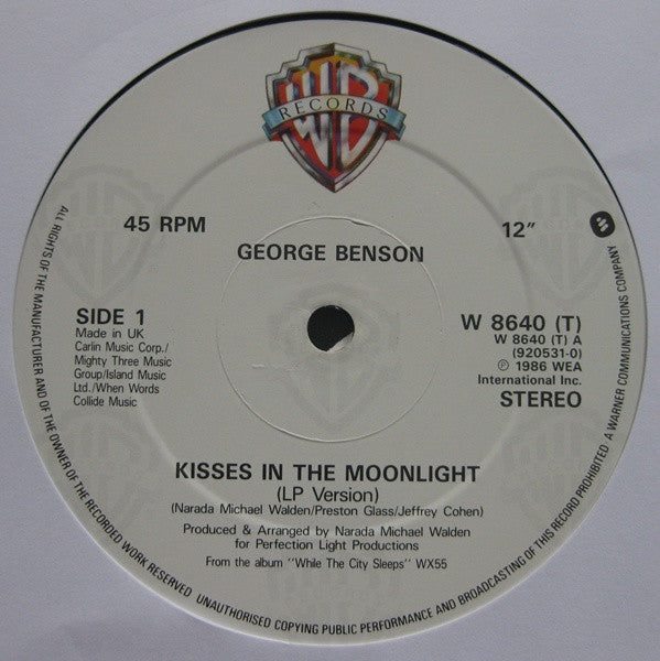 George Benson : Kisses In The Moonlight (12")