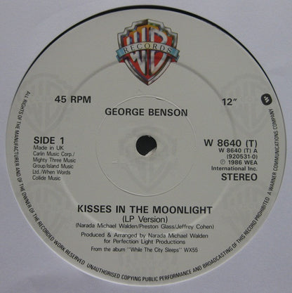 George Benson : Kisses In The Moonlight (12")