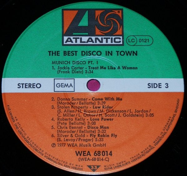 Various : The Best Disco In Town  (3xLP, Comp)