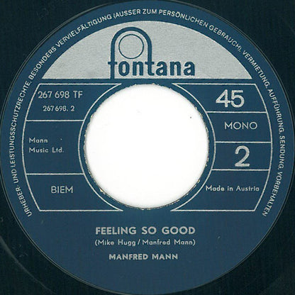 Manfred Mann : Ha! Ha! Said The Clown (7", Single, Mono, Cap)