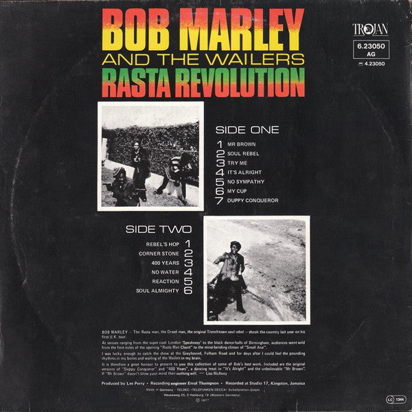 Bob Marley & The Wailers : Rasta Revolution (LP, Comp, RE)