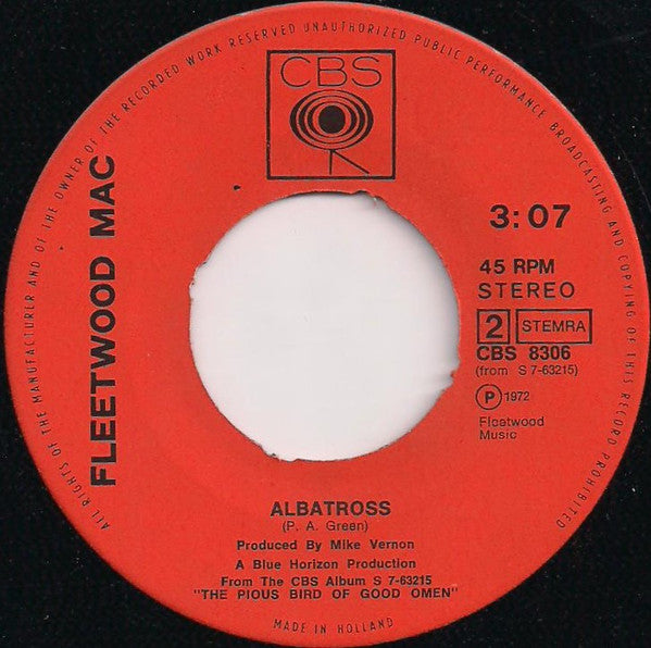 Fleetwood Mac : Need Your Love So Bad / Albatross (7", Single, RE)