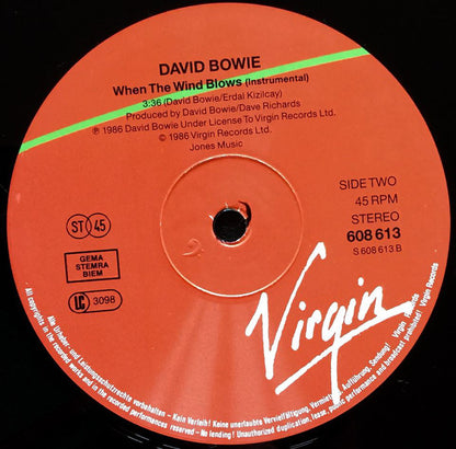 David Bowie : When The Wind Blows (12", Single)