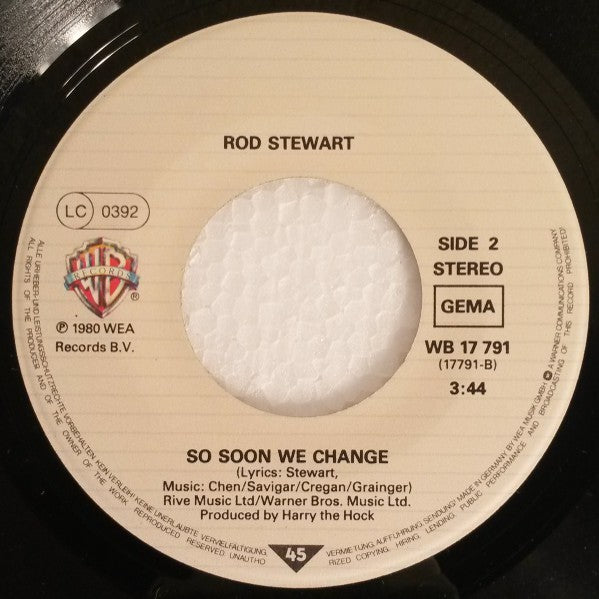 Rod Stewart : Somebody Special (7", Single)