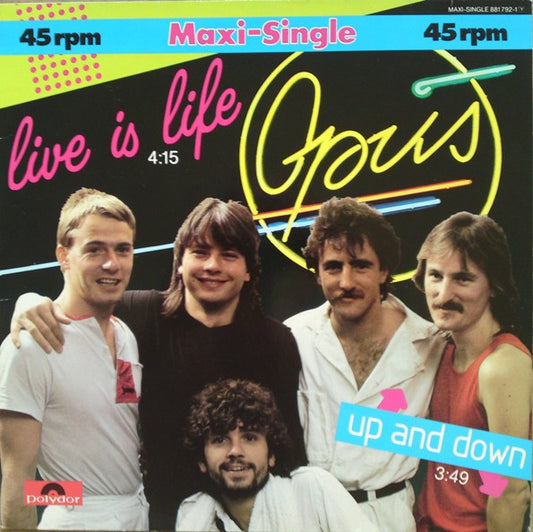 Opus : Live Is Life (12", Maxi)