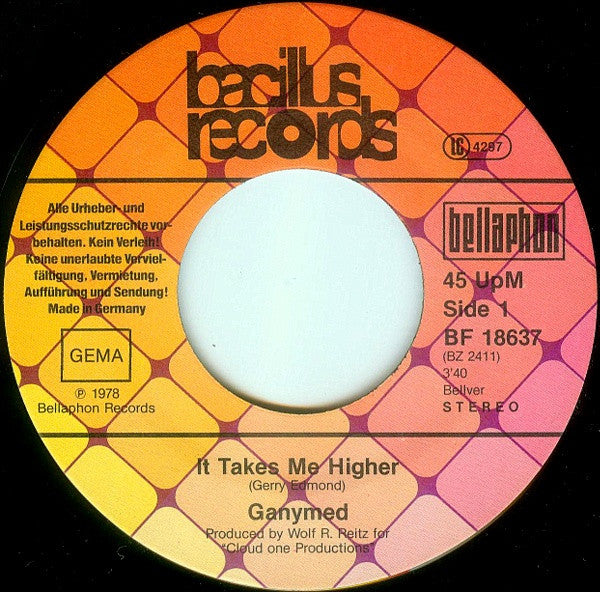 Ganymed : It Takes Me Higher (7", Single)