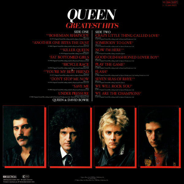 Queen : Greatest Hits (LP, Comp, RE)