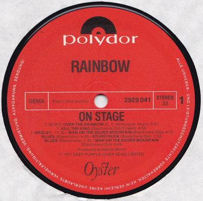 Rainbow : On Stage (2xLP, Album, Gat)