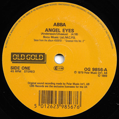 ABBA : Angeleyes / Voulez-Vous (7", Single, RE)