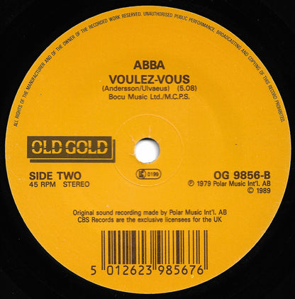 ABBA : Angeleyes / Voulez-Vous (7", Single, RE)