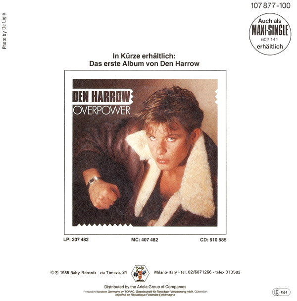 Den Harrow : Bad Boy (7", Single)