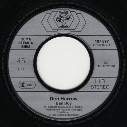 Den Harrow : Bad Boy (7", Single)