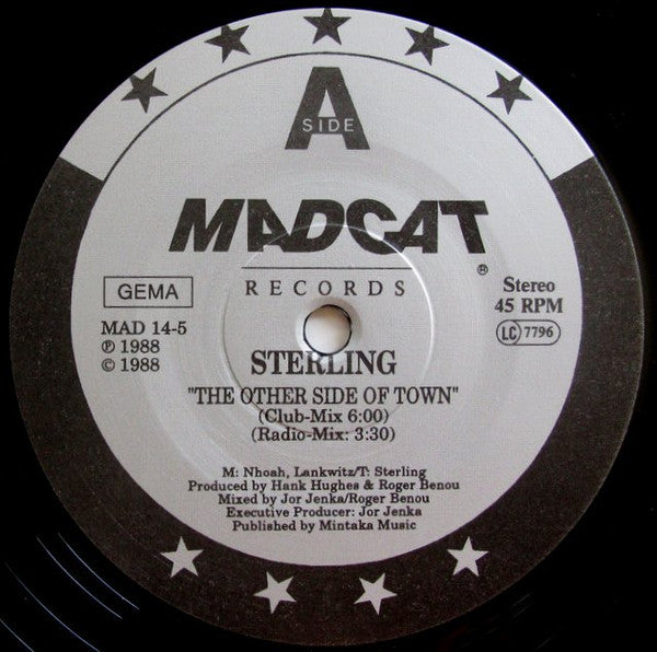 Sterling (2) : The Other Side Of Town (12", Maxi)