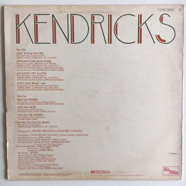 Eddie Kendricks : Eddie Kendricks (LP, Album)