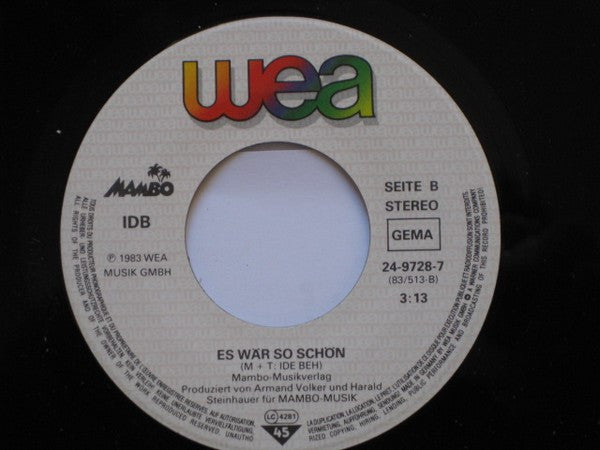 IDB* : Du Bist Der Prinz (7", Single)