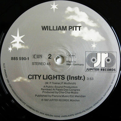 William Pitt : City Lights (12", Maxi)