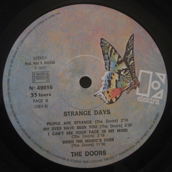 The Doors : Strange Days (LP, Album, RE)