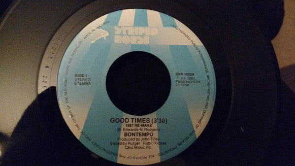 Bontempo : Good Times (1987 Re-make) (7", Single)