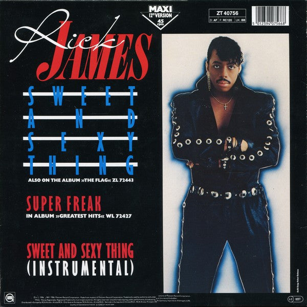 Rick James : Sweet And Sexy Thing (12", Maxi)