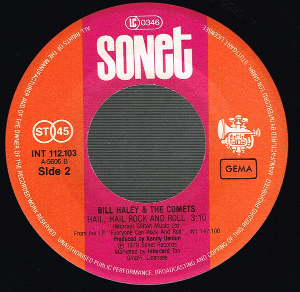 Bill Haley & The Comets* : Everyone Can Rock And Roll (7", Single)