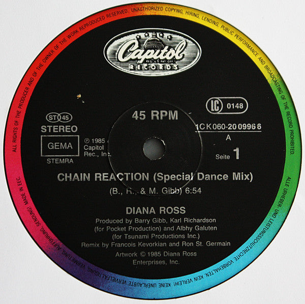 Ross* : Chain Reaction (Special Dance Remix) (12", Maxi)