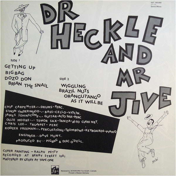 Pigbag : Dr Heckle And Mr Jive (LP, Album, Mono)