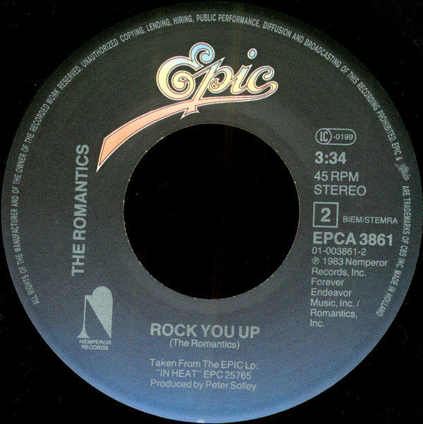 The Romantics : Talking In Your Sleep (7", Single)