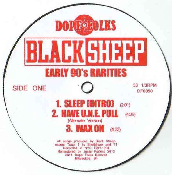 Black Sheep : Early 90's Rarities (12", EP, Ltd, RM)