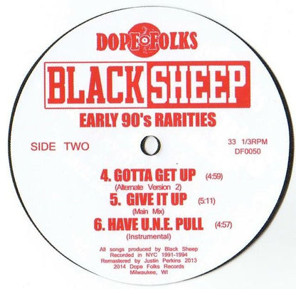 Black Sheep : Early 90's Rarities (12", EP, Ltd, RM)