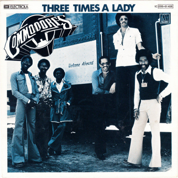 Commodores : Three Times A Lady (7", Single)