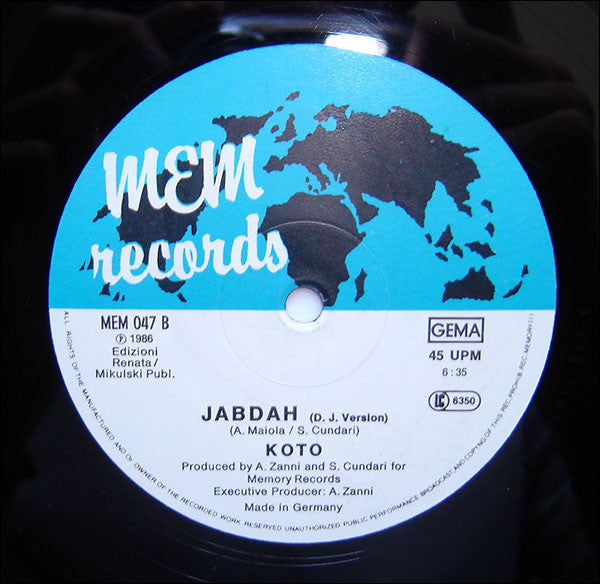 Koto : Jabdah (12", Maxi)