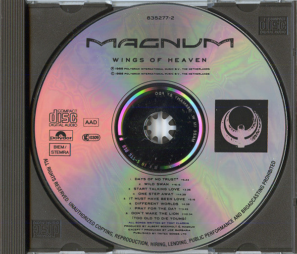 Magnum (3) : Wings Of Heaven (CD, Album)