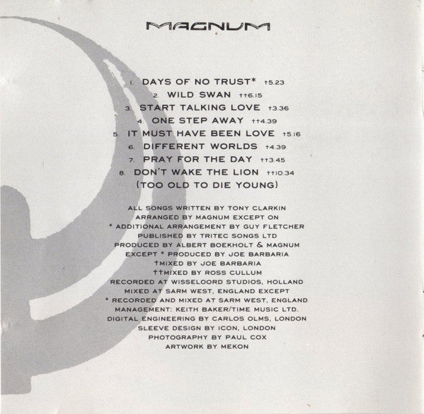 Magnum (3) : Wings Of Heaven (CD, Album)