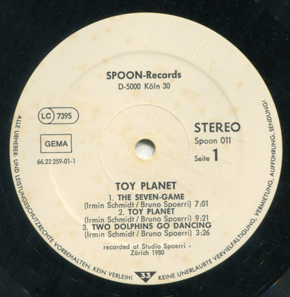 Irmin Schmidt & Bruno Spoerri : Toy Planet (LP, Album)