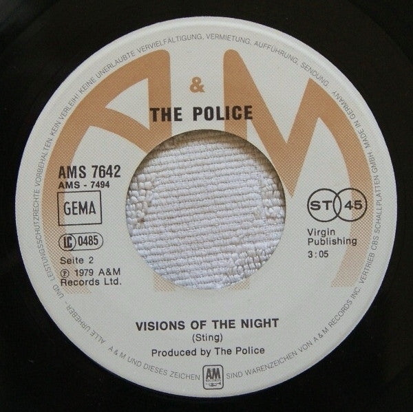 The Police : Walking On The Moon (7", Single)