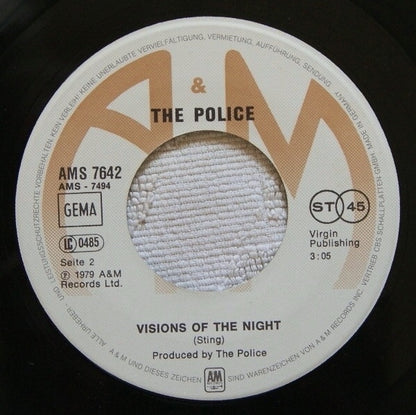 The Police : Walking On The Moon (7", Single)