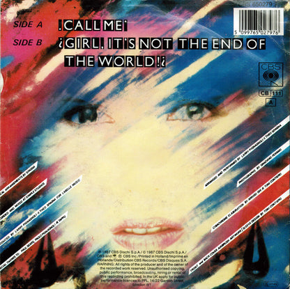 Spagna* : Call Me (7", Single)