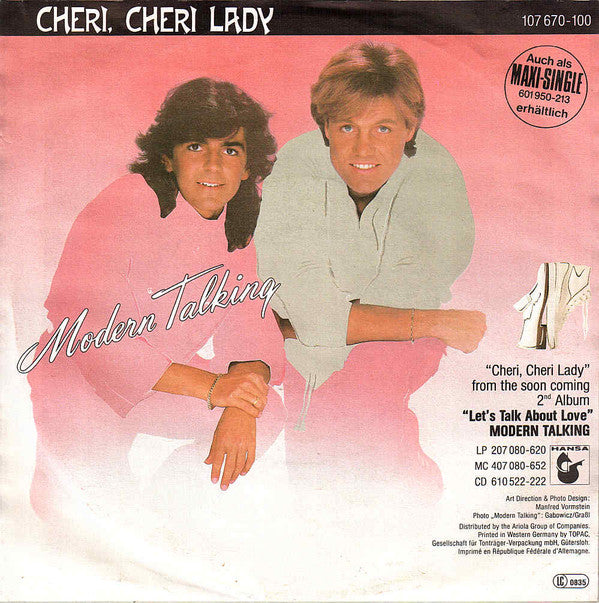 Modern Talking : Cheri, Cheri Lady (7", Single)