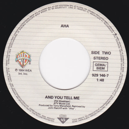 a-ha : Take On Me (7", Single)