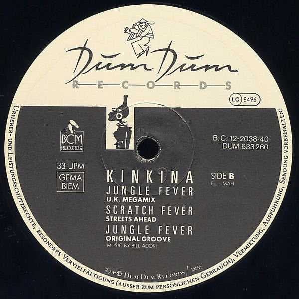 Kinkina : Jungle Fever (12")